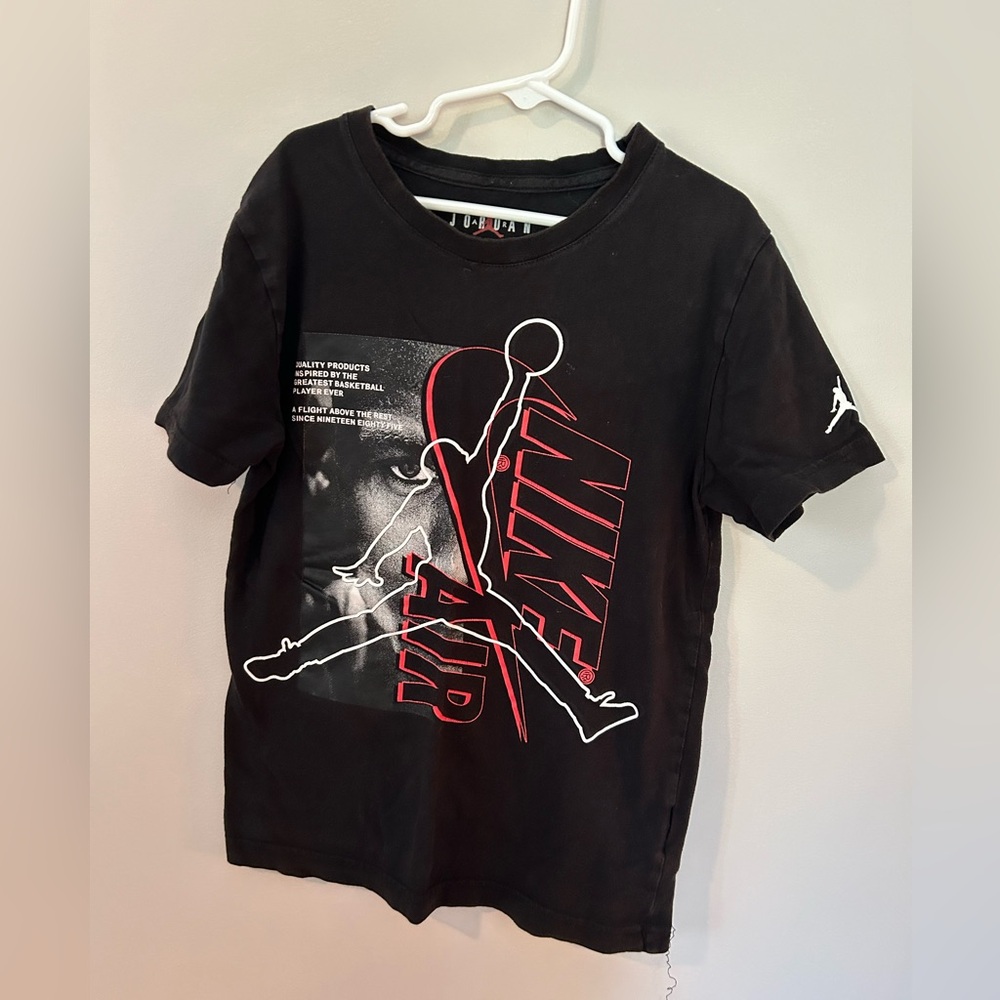 Black & Red Jordan Tee Shirt